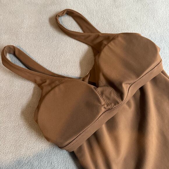 Lululemon Align Bodysuit Java 6 Basic Staple Capsule Basic Neutral Brown - Picture 3 of 9